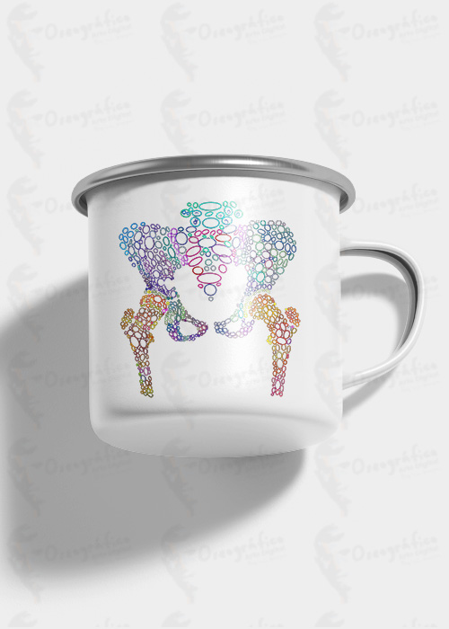 Mug en Acero Peltre 8 oz - Cadera