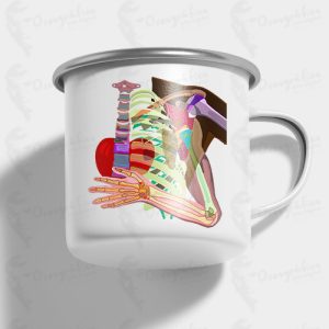 Mug en Acero Peltre 8 oz - Hombro